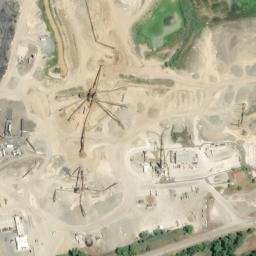 Satellite imagery of Clear Creek Tailings Pit, US