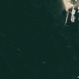 Satellite imagery of Sandy Hook Point, US