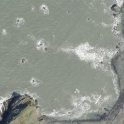 Satellite imagery of Cape Mendocino, US