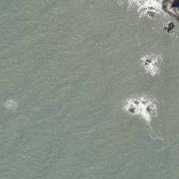 Satellite imagery of Cape Mendocino, US