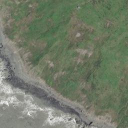 Satellite imagery of Cape Mendocino, US