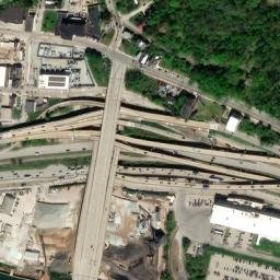 Satellite imagery of E 131 — NGS KX1267 — Pittsburgh, US, US