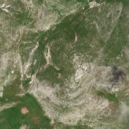 Satellite imagery of Qafa Bazhikut, AL