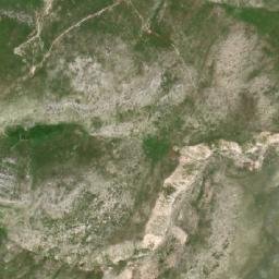 Satellite imagery of Qafa Bazhikut, AL