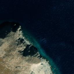 Satellite imagery of Cape Doro, TR