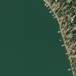 Satellite imagery of Almanor Peninsula, US