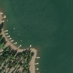 Satellite imagery of Almanor Peninsula, US