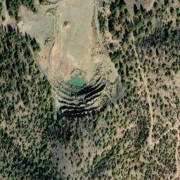 Satellite imagery of Corona Mine, US