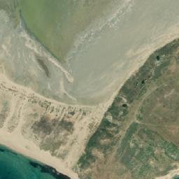 Satellite imagery of Cape Aliki, TR