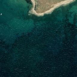 Satellite imagery of Cape Aliki, TR