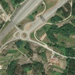 Satellite imagery of Marco de fronteira dos distritos no Outeiro do Casconho, ES