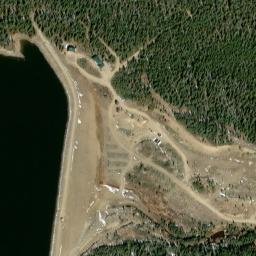 Satellite imagery of Arapaho Moraine, US