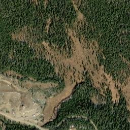 Satellite imagery of Arapaho Moraine, US