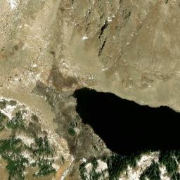 Satellite imagery of Devils Thumb, US
