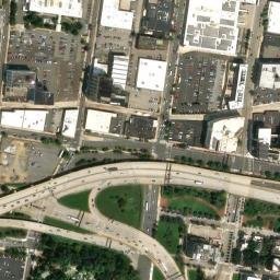 Satellite imagery of Chinatown Friendship Gate, US