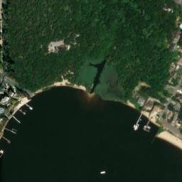 Satellite imagery of Money Island, US