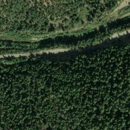 Satellite imagery of Hungarian Placer Mine, US