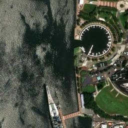 Satellite imagery of FERRY 1925 — NGS JU3202 — Camden, US, US