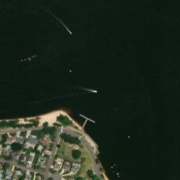 Satellite imagery of Money Island, US