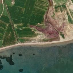 Satellite imagery of Escombe Point, GR