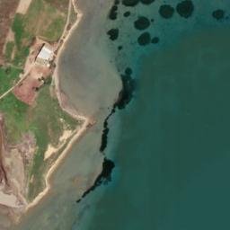 Satellite imagery of Escombe Point, GR
