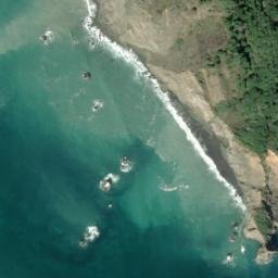 Satellite imagery of Mistake Point, US