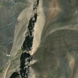 Satellite imagery of Pereval Kara-Bel’, CN