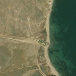 Satellite imagery of Redcliff Point, GR