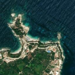 Satellite imagery of Ákra Kassiópi, GR