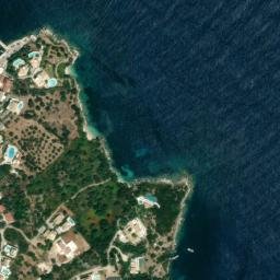 Satellite imagery of Ákra Kassiópi, GR