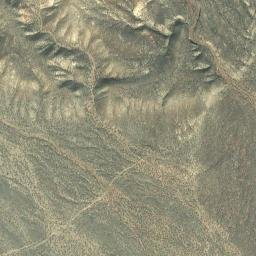 Satellite imagery of Fault Scarp of 1954, US