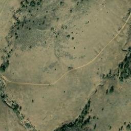 Satellite imagery of S B Strang Ralston Creek Pegmatite Mine, US