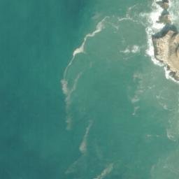 Satellite imagery of Cape Vizcaino, US