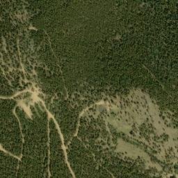 Satellite imagery of Old Soda Creek School Pegmatite Mine, US