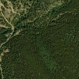 Satellite imagery of Old Soda Creek School Pegmatite Mine, US