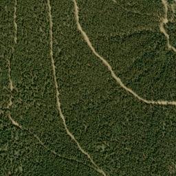 Satellite imagery of Old Soda Creek School Pegmatite Mine, US