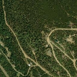 Satellite imagery of Old Soda Creek School Pegmatite Mine, US