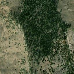 Satellite imagery of Dinosaur Ridge, US