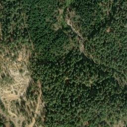 Satellite imagery of Secret Diggings, US