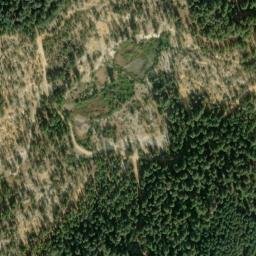 Satellite imagery of Secret Diggings, US