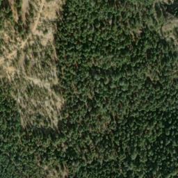 Satellite imagery of Secret Diggings, US