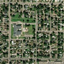 Satellite imagery of Y 355 — NGS KK0458 — Cherry Hills Village, US, US