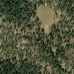Satellite imagery of Evergreen Fluorite Deposit Mine, US