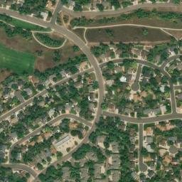 Satellite imagery of Columbine Memorial, US