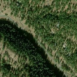 Satellite imagery of Iowa Gulch Pegmatite Mine, US