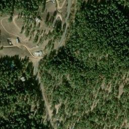 Satellite imagery of Iowa Gulch Pegmatite Mine, US