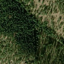 Satellite imagery of Iowa Gulch Pegmatite Mine, US