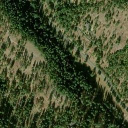 Satellite imagery of Iowa Gulch Pegmatite Mine, US