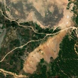 Satellite imagery of Britannic Mine, US