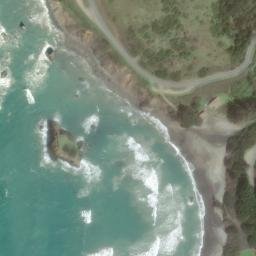 Satellite imagery of Ten Mile River Bluff, US